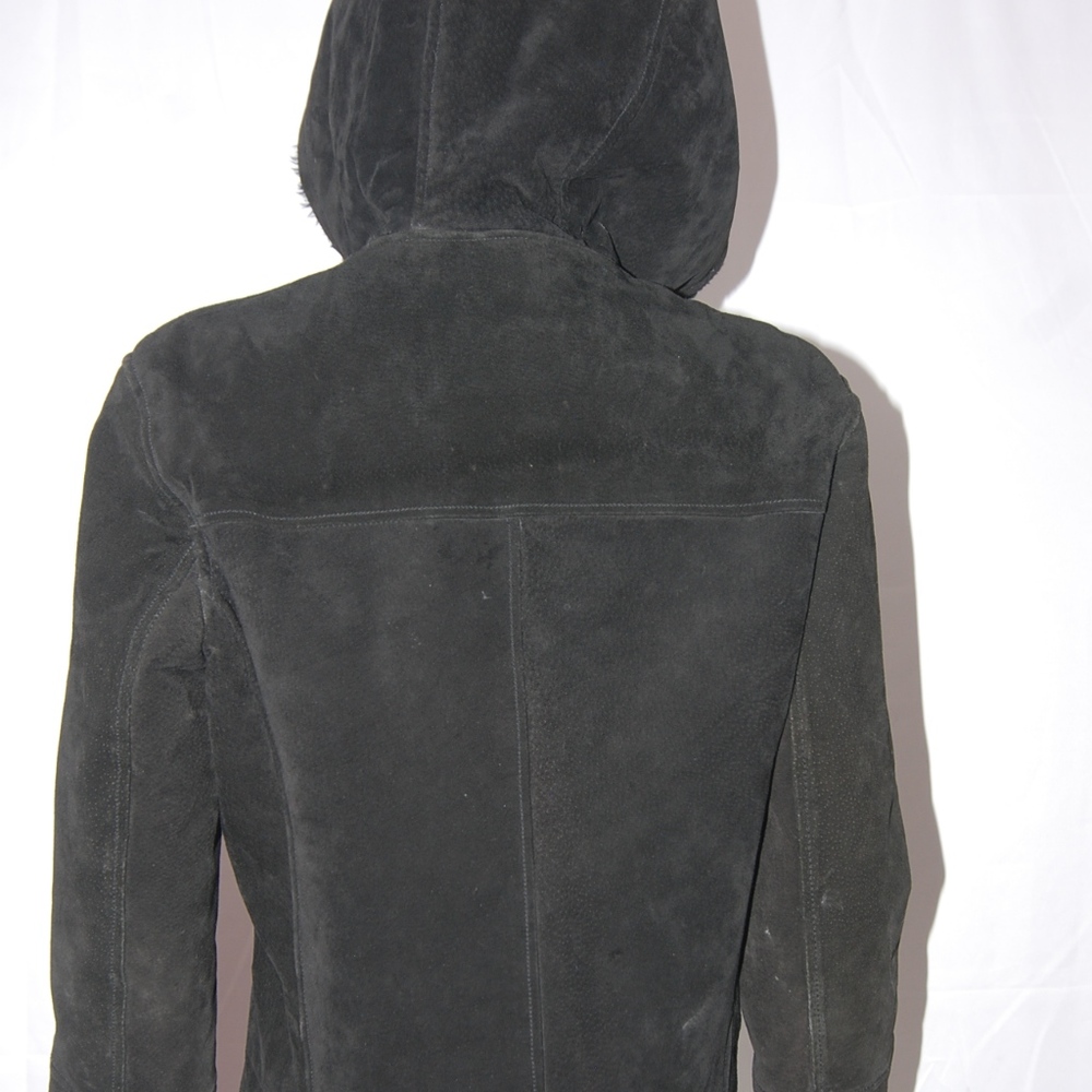 100% Genuine Leather Wilsons Black Jacket Sz S - Picture 5 of 8